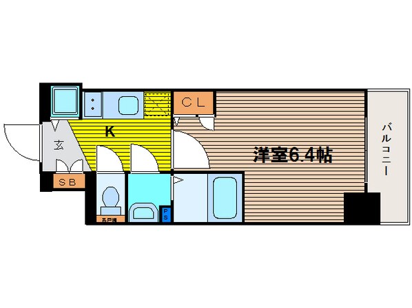 プレサンス中之島公園アティレの物件間取画像